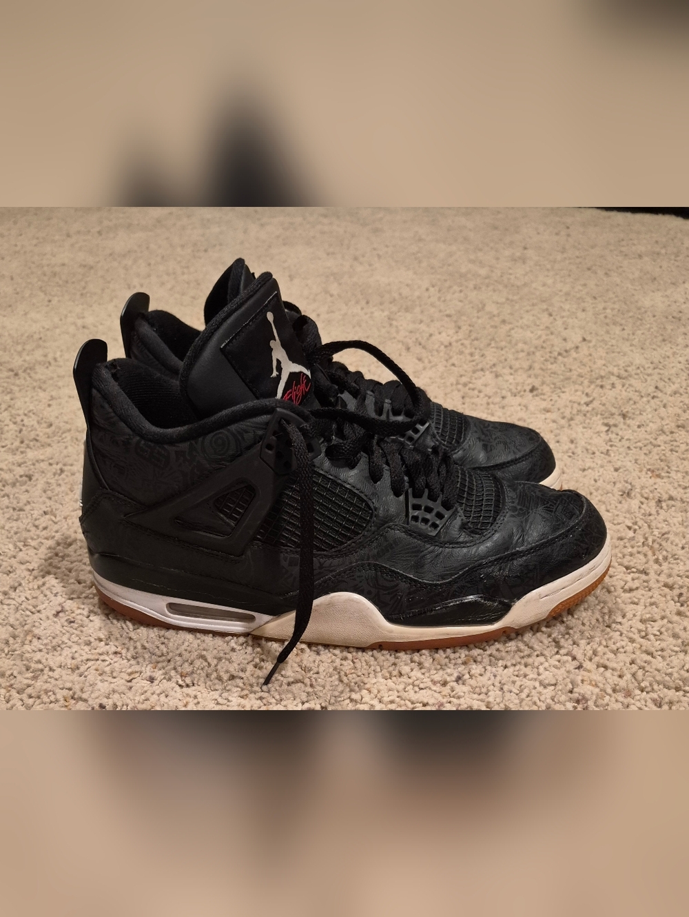 Jordan 4 Black Laser
